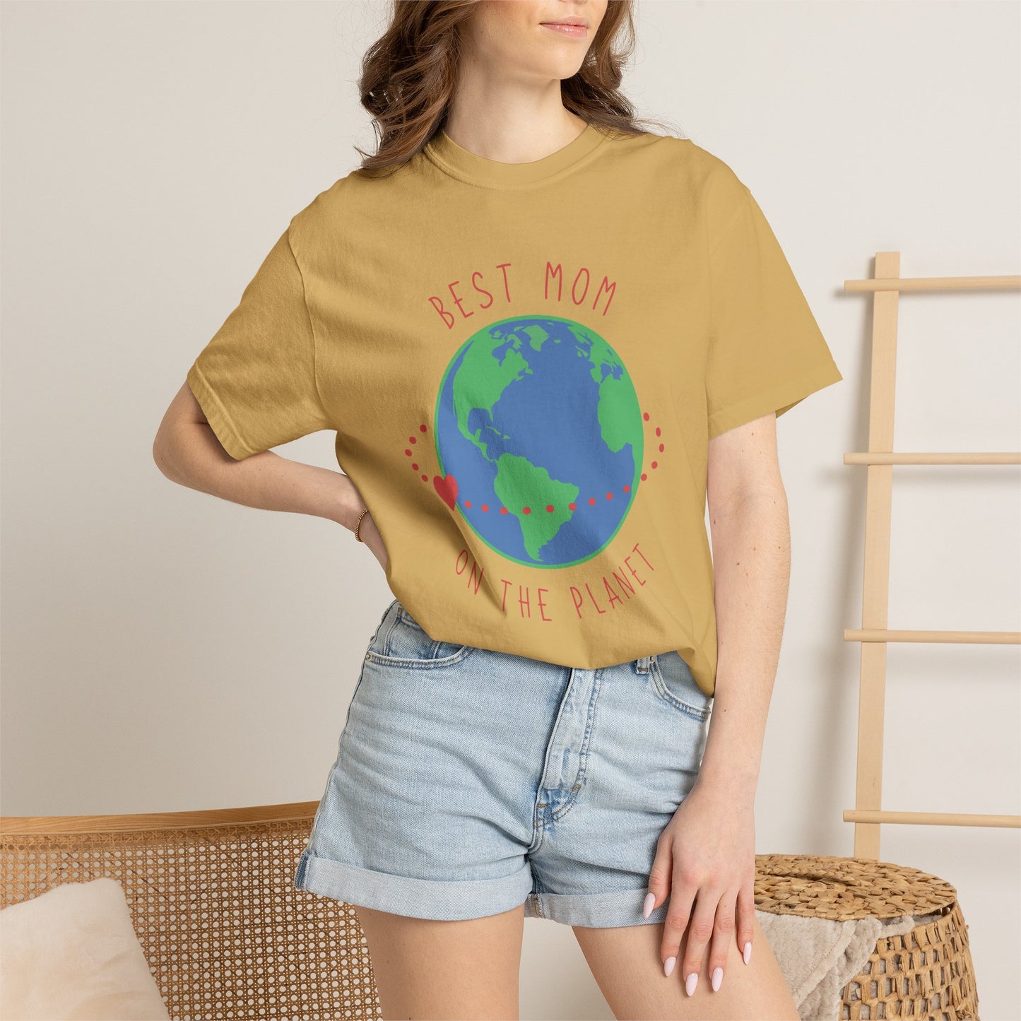Mom T-shirt Mother's Day Mama Tee Unisex Comfort Colors Garment-Dyed Cotton h33