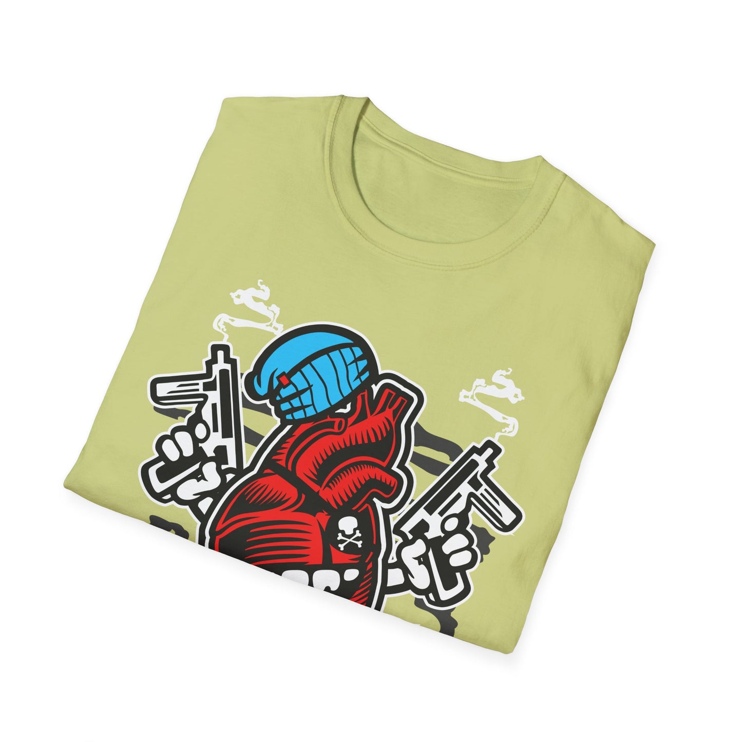 Cartoon T Shirt Animation T Shirt Funny Tee Unisex Gildan Softstyle 64000 100 Percent Cotton