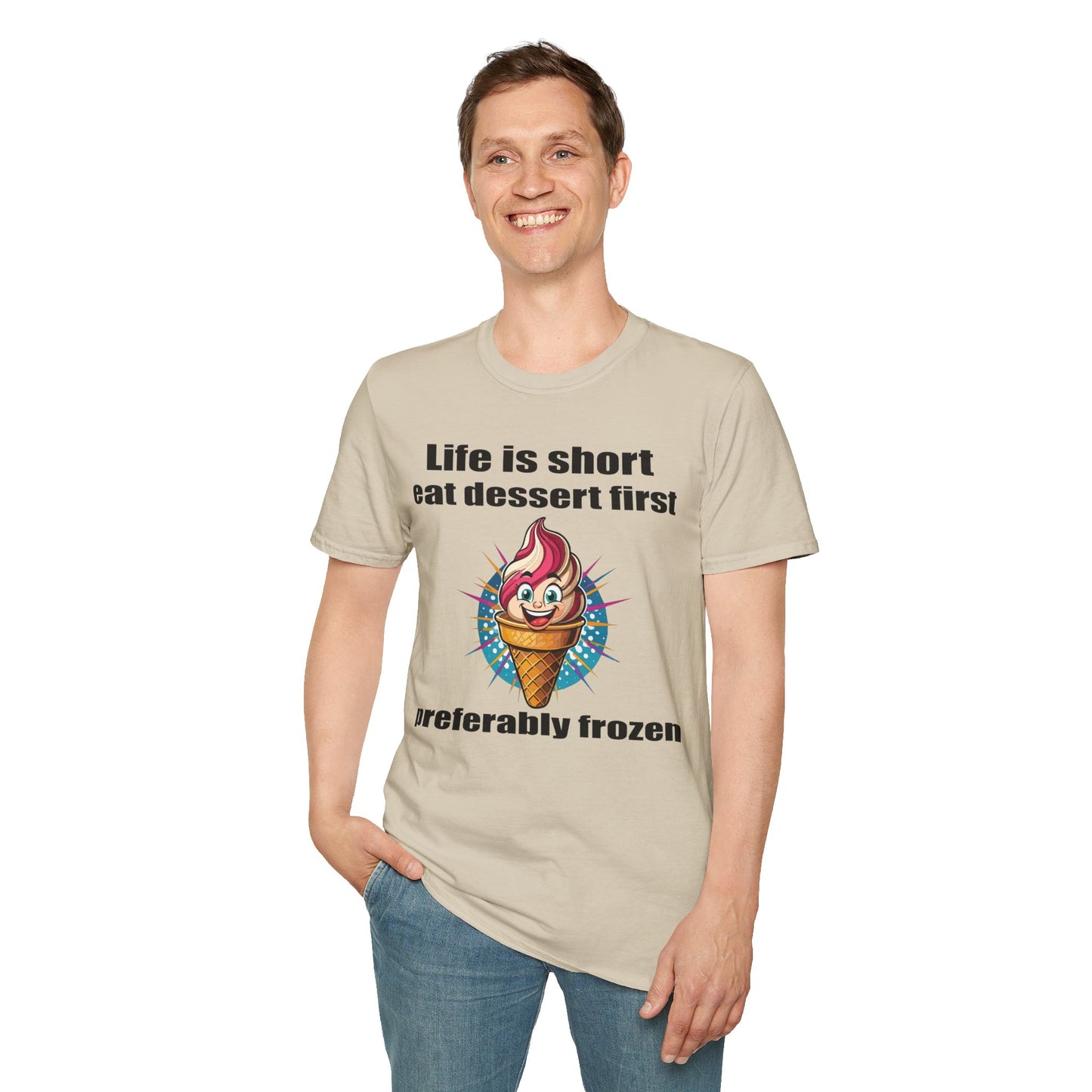 Food Tees, Funny Food T Shirts, Funny T Shirts, Shirt with Food, Junk Food Tees, Shirt with Ice Cream, Ice Cream T-Shirt