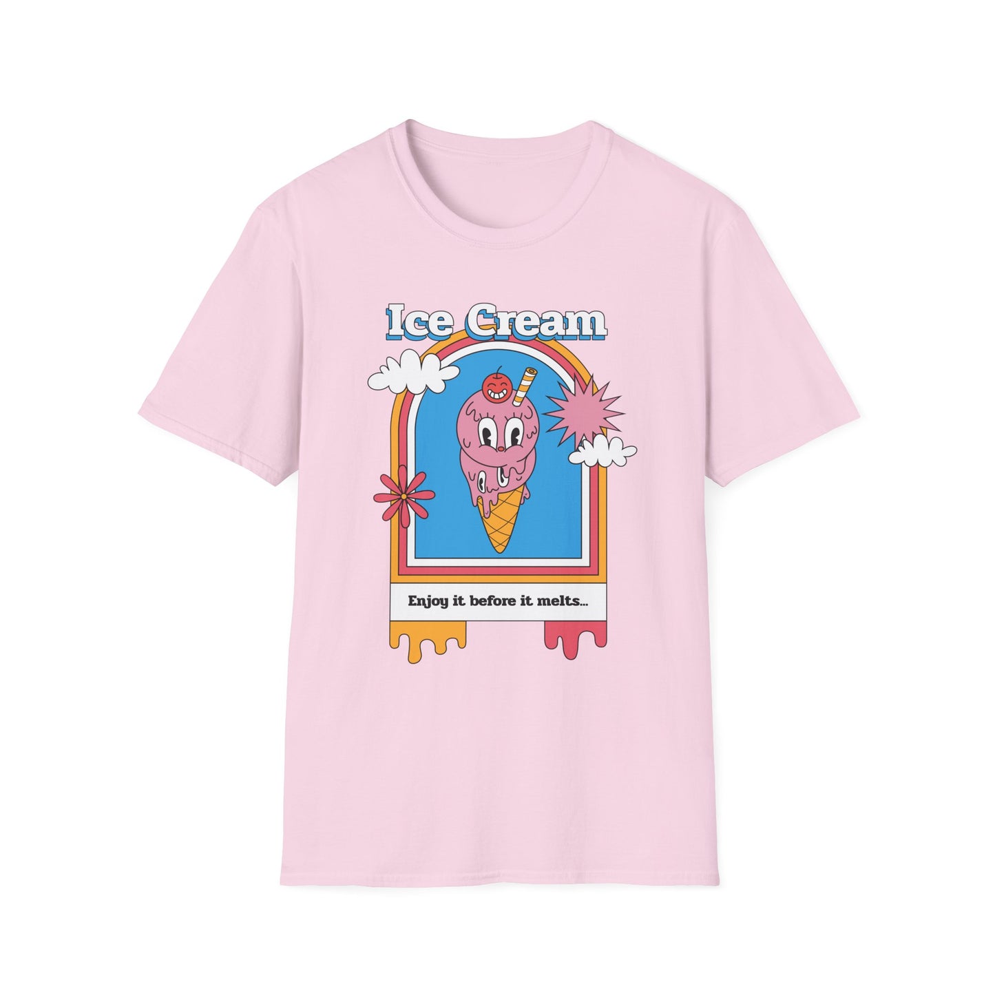 Food Tees, Funny Food T Shirts, Funny T Shirts, Shirt with Food, Junk Food Tees, Shirt with Ice Cream, Ice Cream T-Shirt