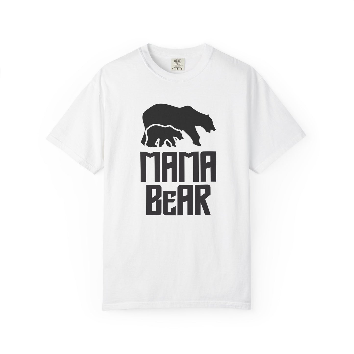 Mama Bear Mom T-shirt Mother's Day Mama Tee Unisex Comfort Colors Garment-Dyed Cotton h12