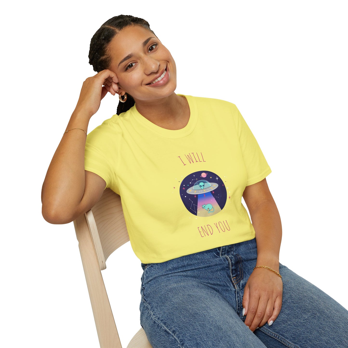 Funny T Shirts UFO Tees Funny Aliens Shirt