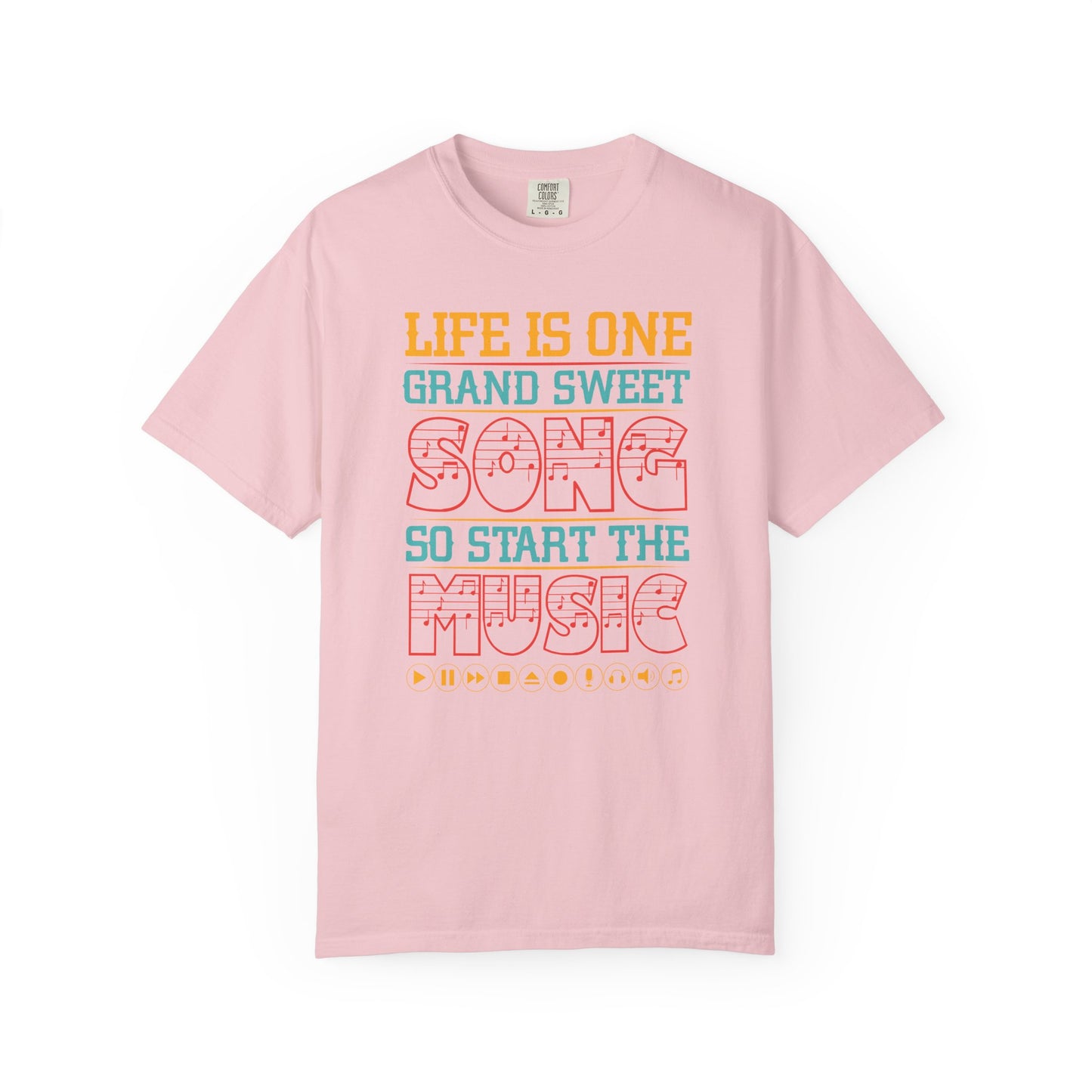 Music Graphic Design Unisex Cotton T-shirt 023