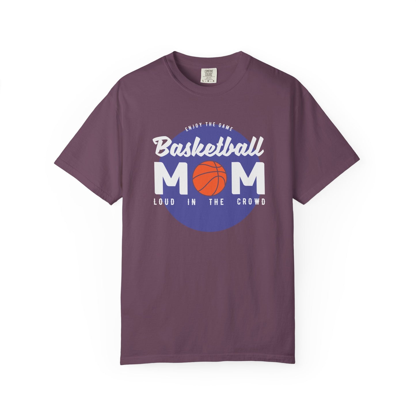 Basketball Mom T-shirt Mother's Day Mama Tee Unisex Comfort Colors Garment-Dyed Cotton h31