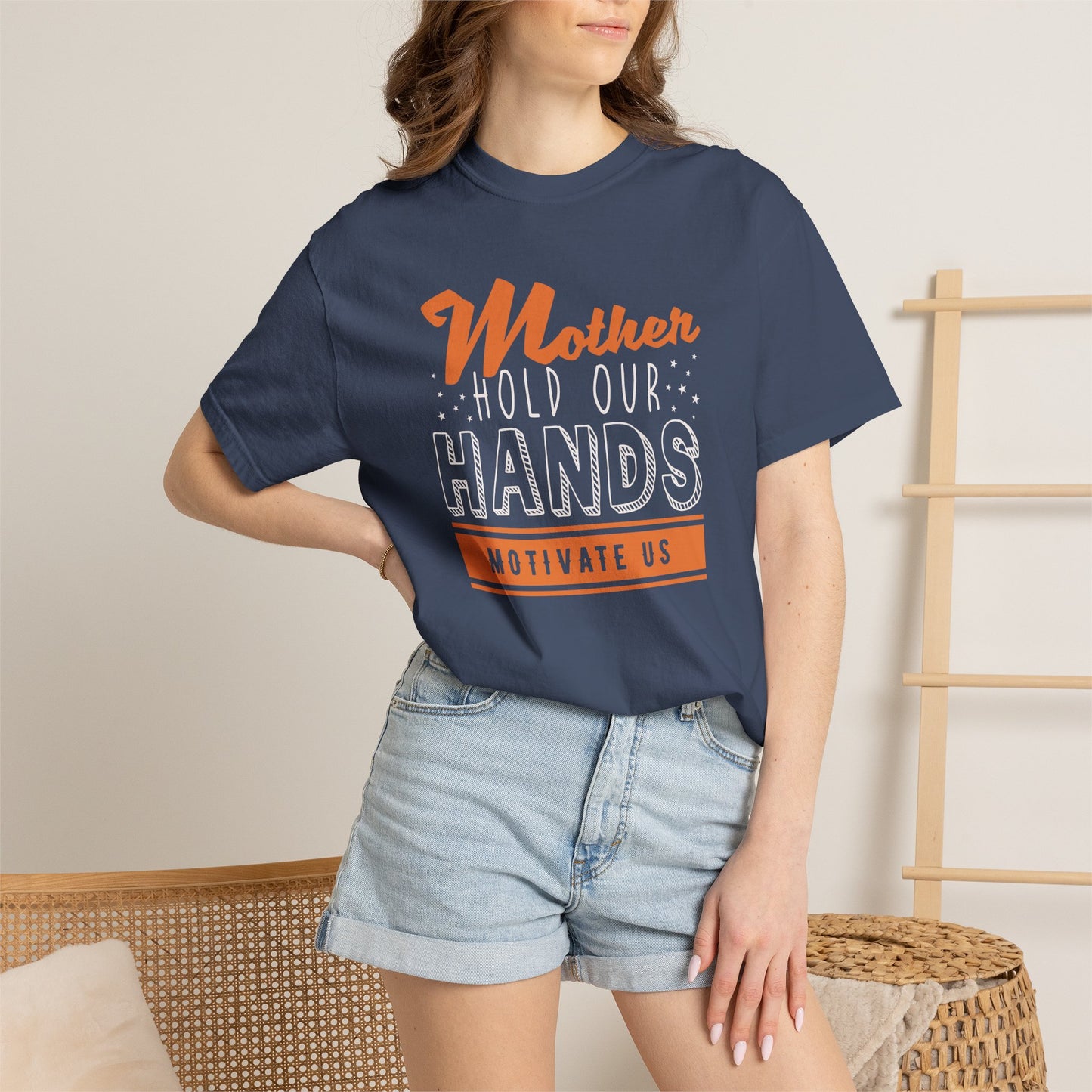Mom T-shirt Mother Day Mama Tee Unisex Comfort Colors Garment-Dyed Cotton h48