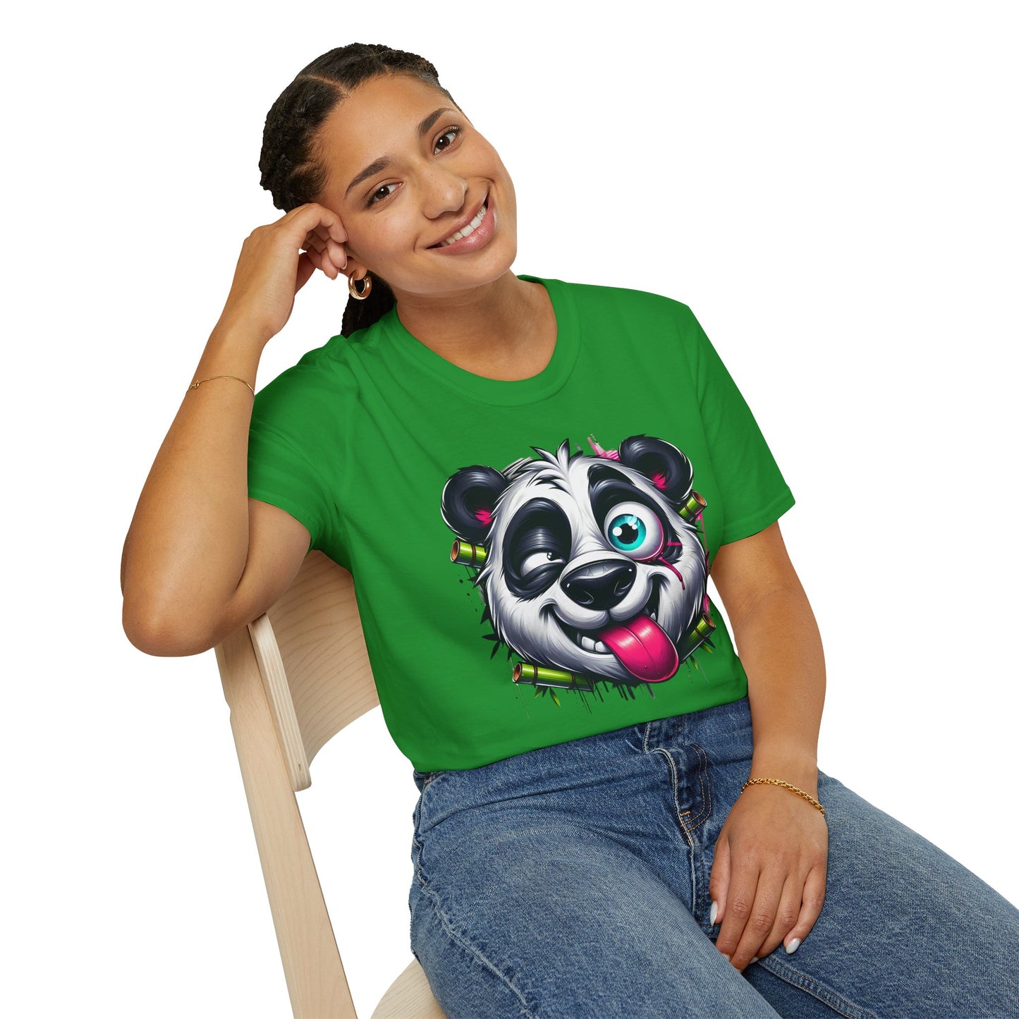 Animals Tees, Funny Animals Shirt, T Shirts with Funny Animals, T-Shirt with Panda, Panda Tees