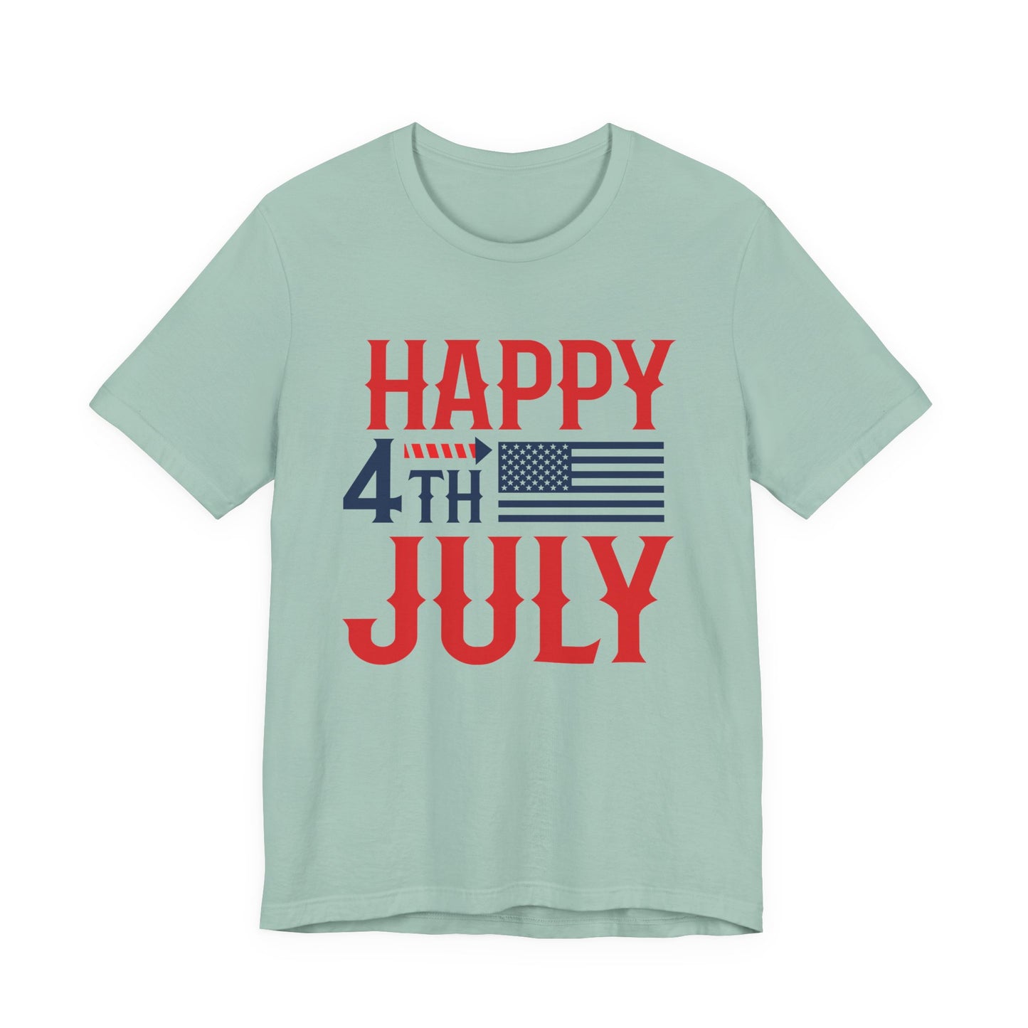 American Flag Graphic Unisex Cotton T-Shirt 011