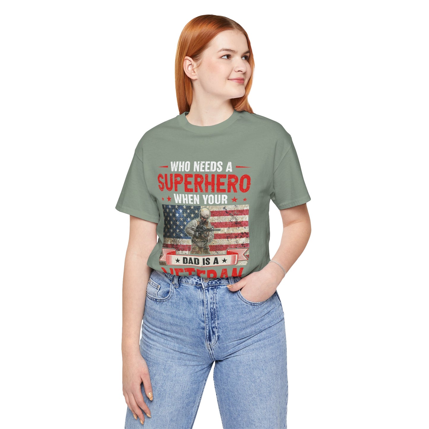 American Flag Graphic Unisex Cotton Tee v43