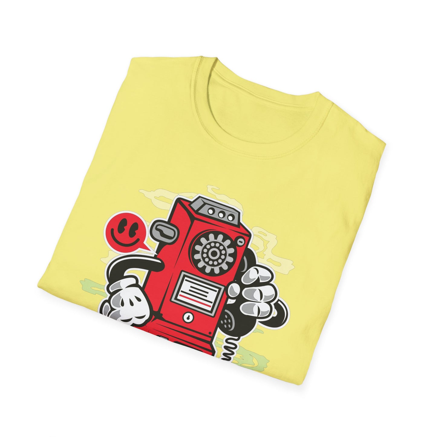 Cartoon T Shirt Animation T Shirt Funny Graphic Tee Softstyle 64000 Unisex Short Sleeve