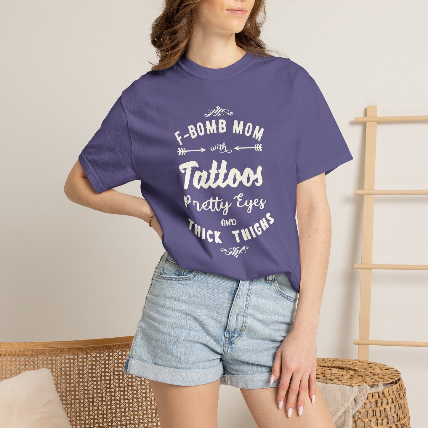 Mom T-shirt Mother's Day Mama Tee Unisex Comfort Colors Garment-Dyed Cotton h37