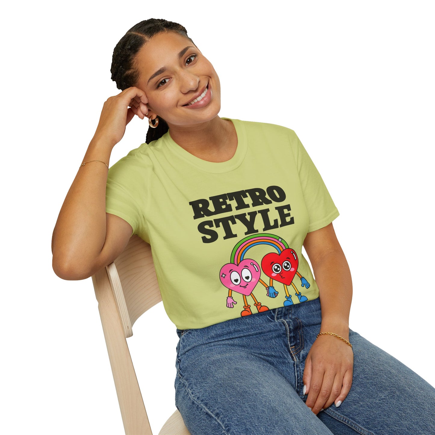 Retro T Shirt, Retro Design Shirt, Retro Art Tee Shirt, T-shirt with Retro Style