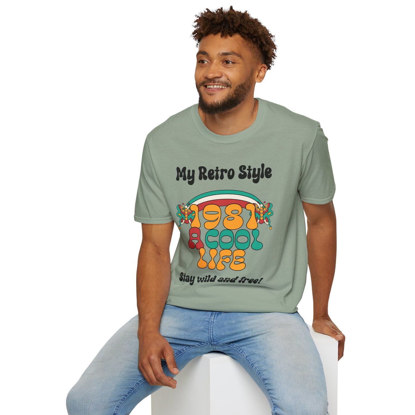 Retro T Shirt, Retro Design Shirt, Retro Art Tee Shirt, T-shirt with Retro Style