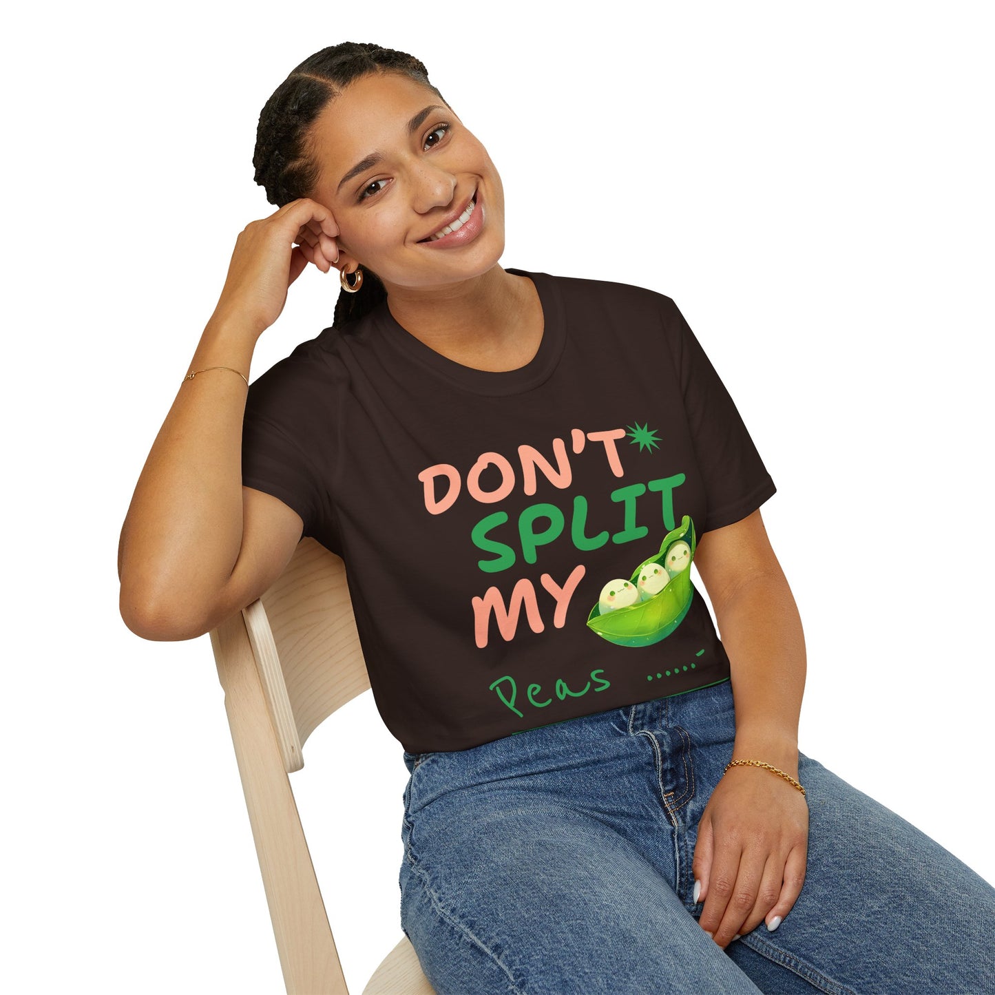 Food Tees, Funny Food T Shirts, Funny T Shirts, Shirt with Vegetables, Shirt with Peas