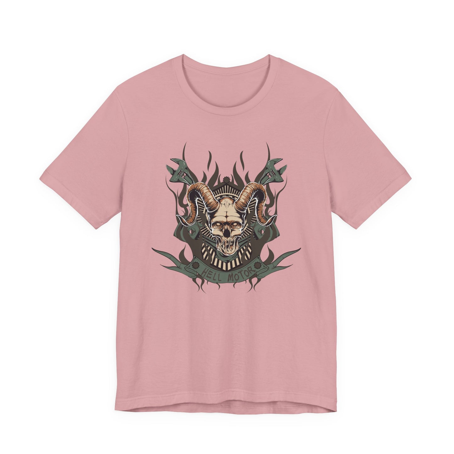 Gothic Skull Graphic Design Unisex Cotton Tee Art-49