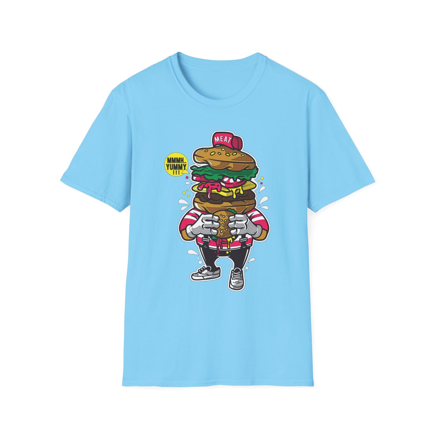 Cartoon T Shirt Animation T Shirt Funny Tee Unisex Gildan Softstyle 64000 Ring Spun Cotton