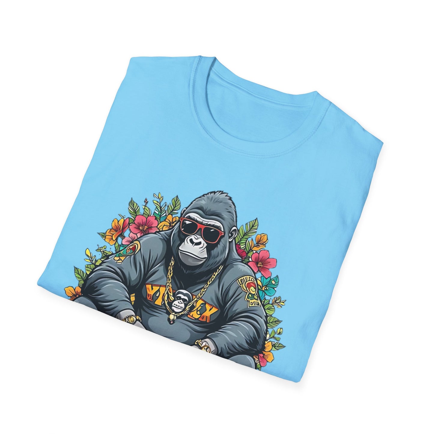 Animals Tees, Funny Animals Shirt, T Shirts with Funny Animals, T-Shirt with Gorilla, Monkey Tees