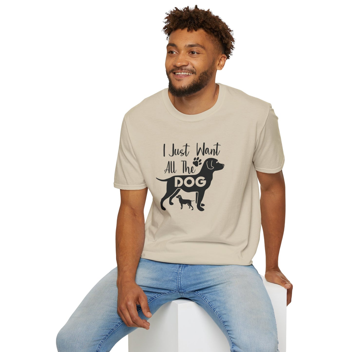 Dog Slogan T Shirts With Funny Quotes Unisex Gildan Softstyle 64000 Premium Cotton Tee