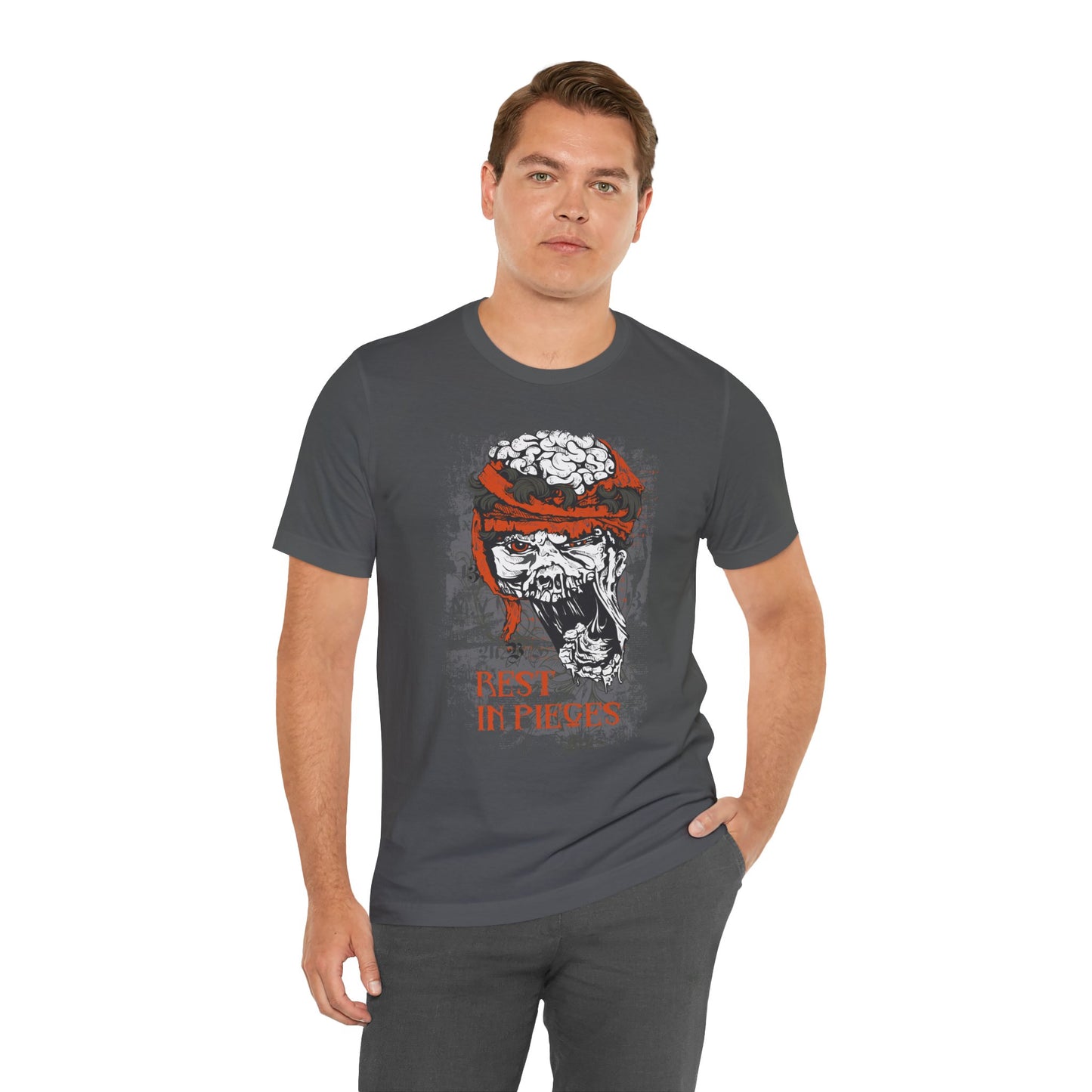 Skull Graphic Unisex Cotton T-Shirt r10