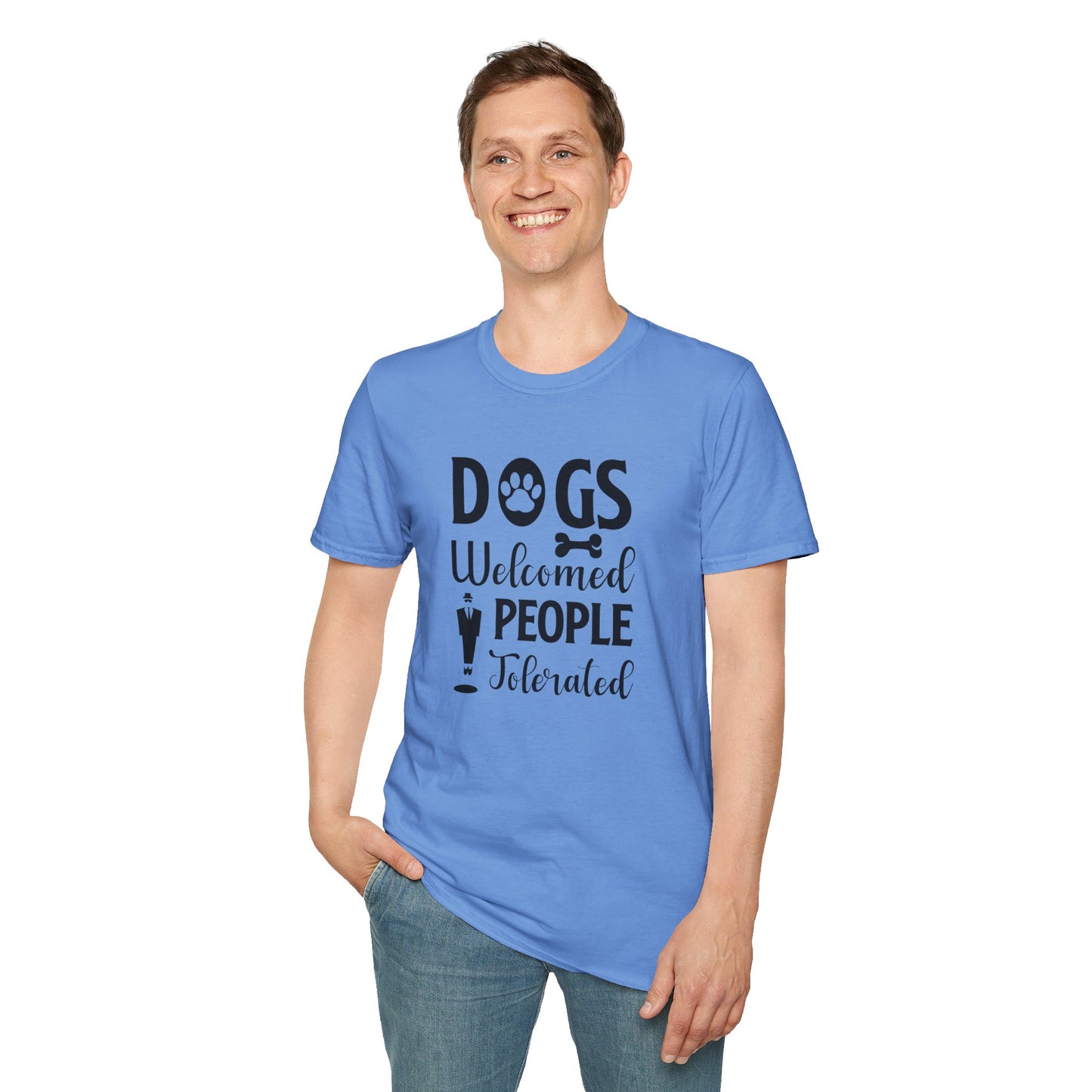 Dog Slogan T Shirts With Funny Quotes Unisex Tee Shirt Gildan Softstyle 64000 100 Percent Cotton