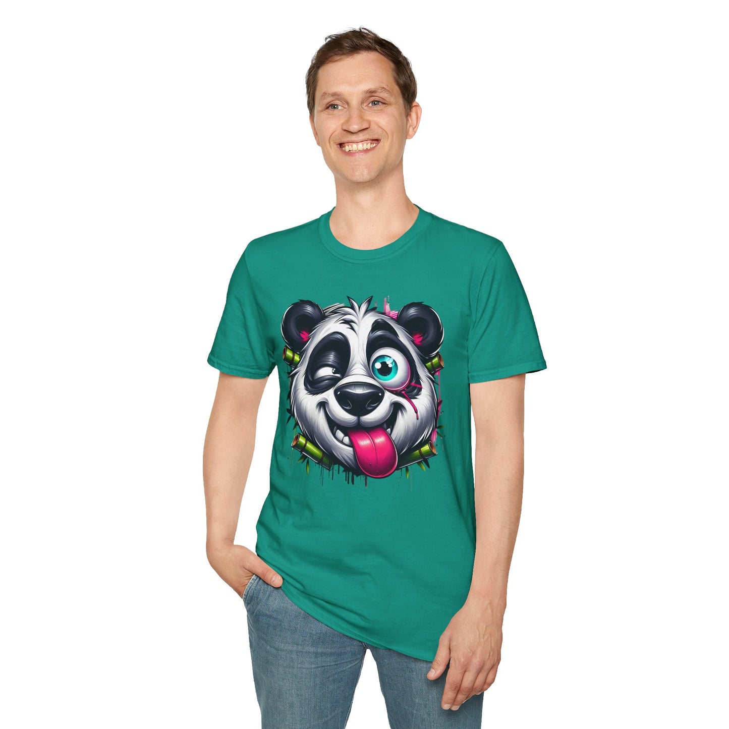 Animals Tees, Funny Animals Shirt, T Shirts with Funny Animals, T-Shirt with Panda, Panda Tees