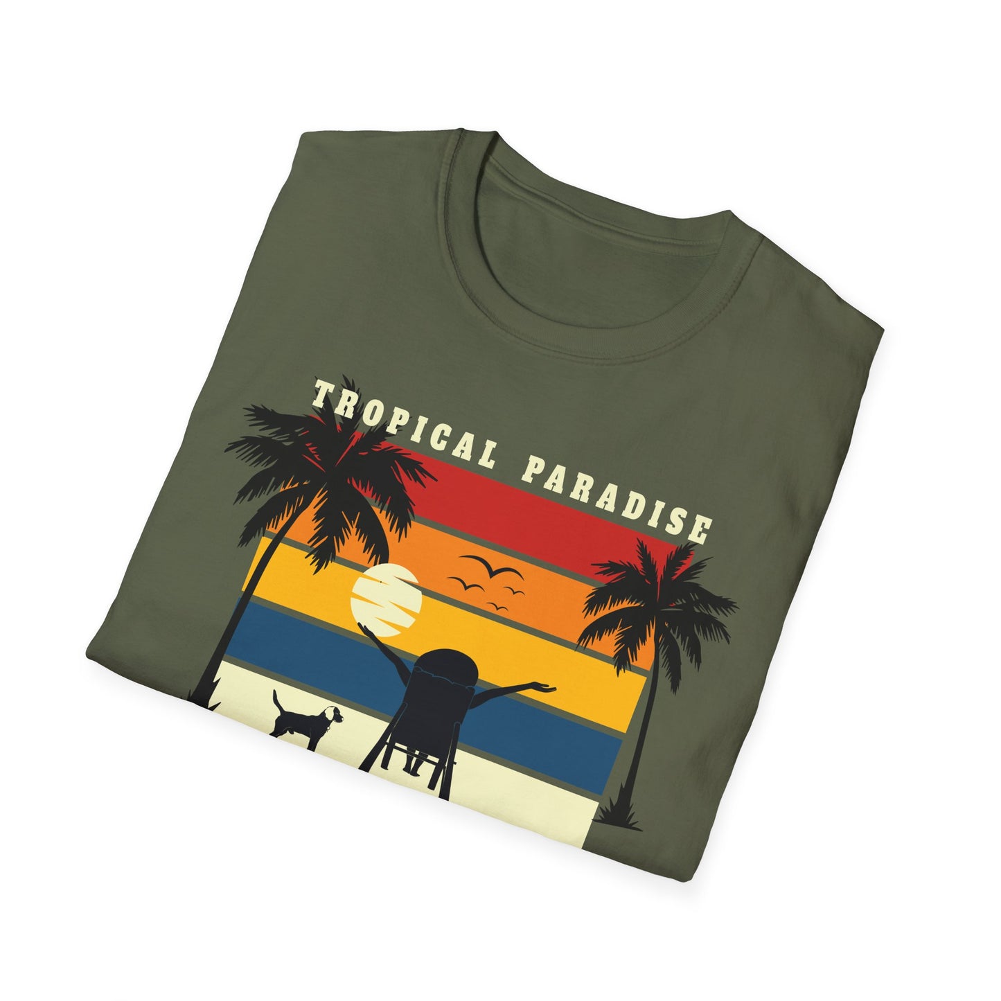 Summer T-Shirt, Summer Design Shirts, Art Tee Shirt with Summer Design - 3