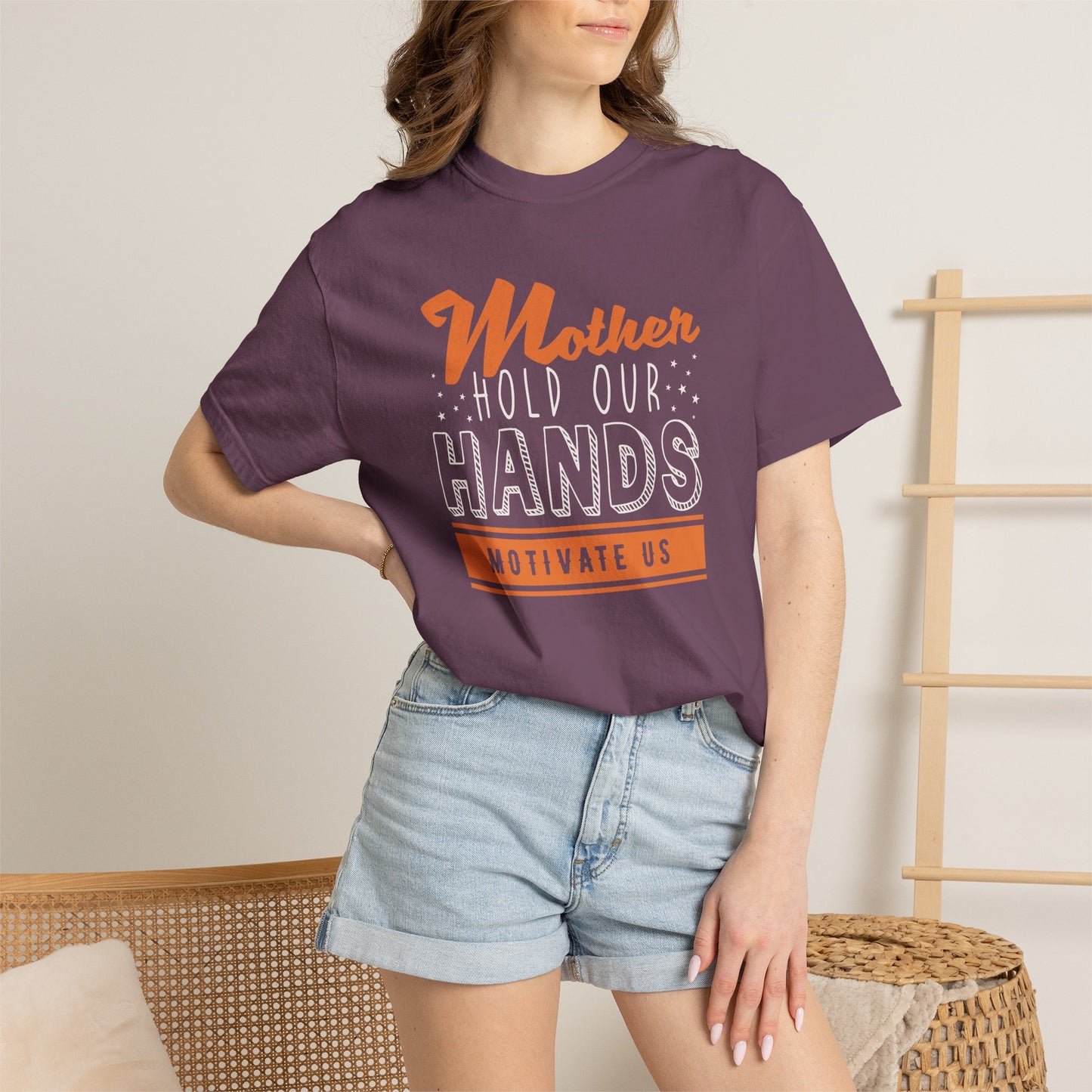 Mom T-shirt Mother Day Mama Tee Unisex Comfort Colors Garment-Dyed Cotton h48
