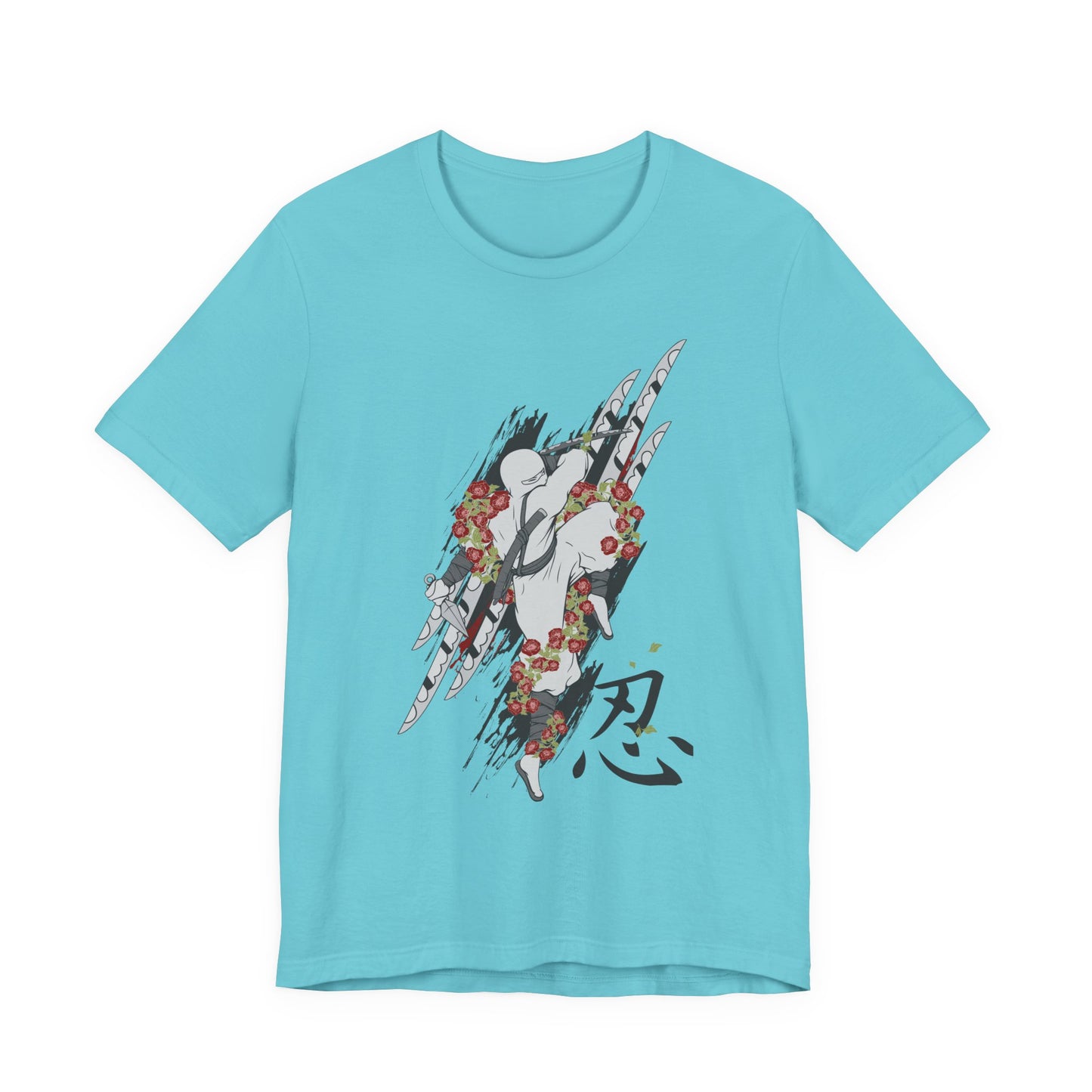 Ninja Samurai Artwork Graphic Unisex Cotton T-Shirt r5