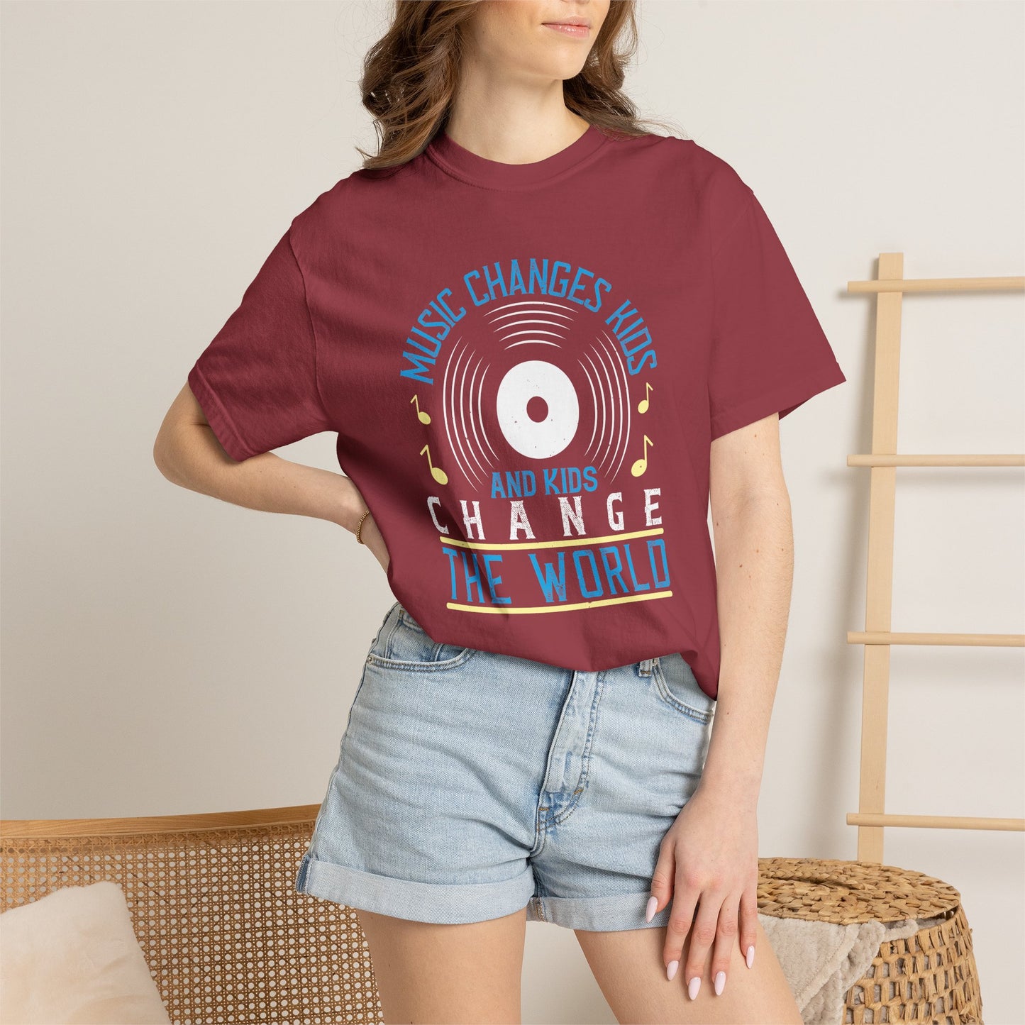 Music Graphic Design Unisex Cotton T-shirt m22