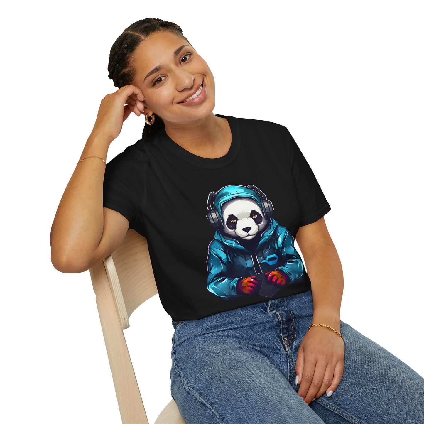 Animals Tees, Funny Animals Shirt, T Shirts with Funny Animals, T-Shirt with Panda, Panda Tees