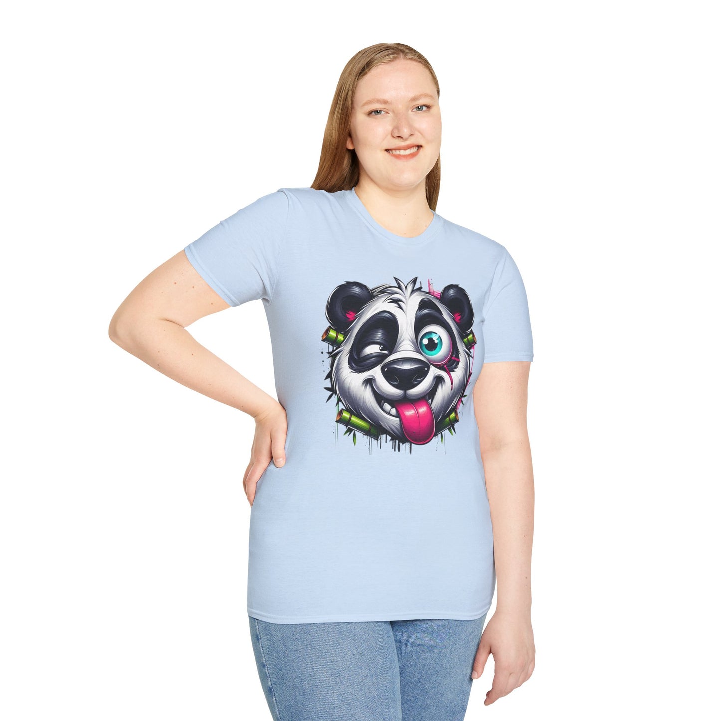 Animals Tees, Funny Animals Shirt, T Shirts with Funny Animals, T-Shirt with Panda, Panda Tees