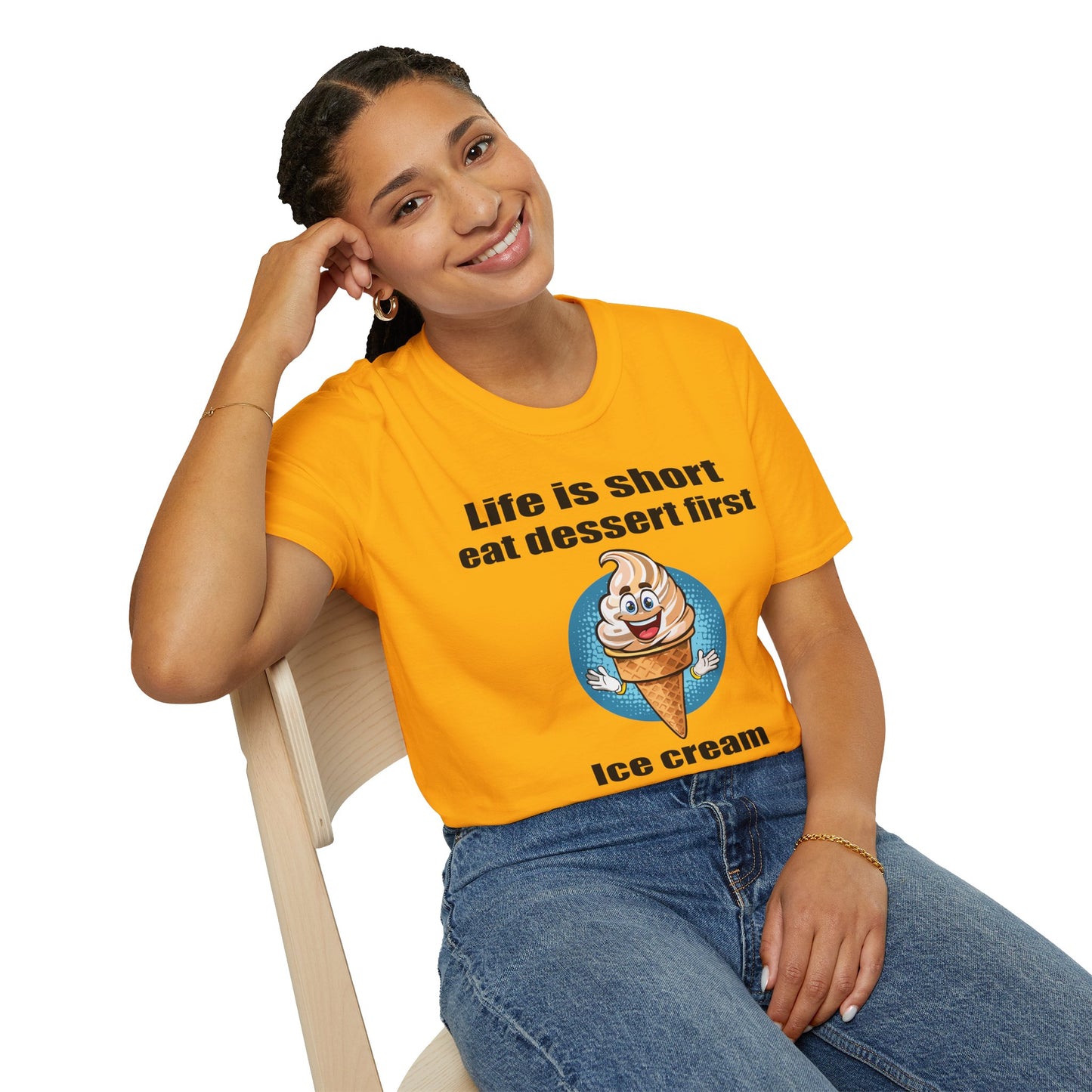 Food Tees, Funny Food T Shirts, Funny T Shirts, Shirt with Food, Junk Food Tees, Shirt with Ice Cream, Ice Cream T-Shirt