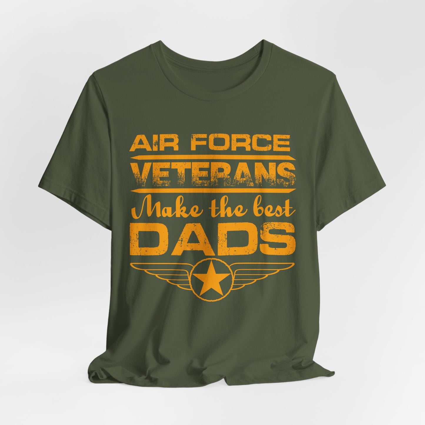 Air Force Veterans Make the Best Dads T-Shirt Military Dad Unisex Cotton Tee v48