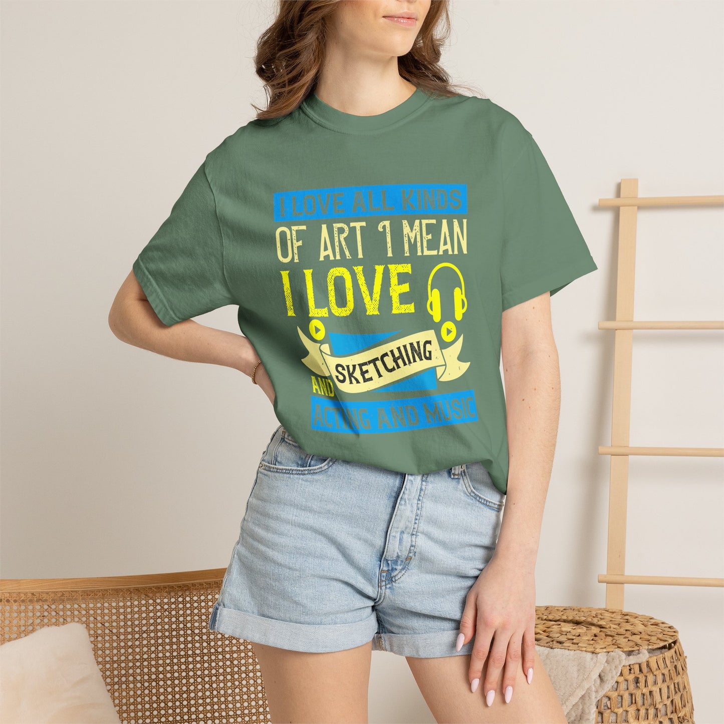 Music Graphic Design Unisex Cotton T-shirt m10