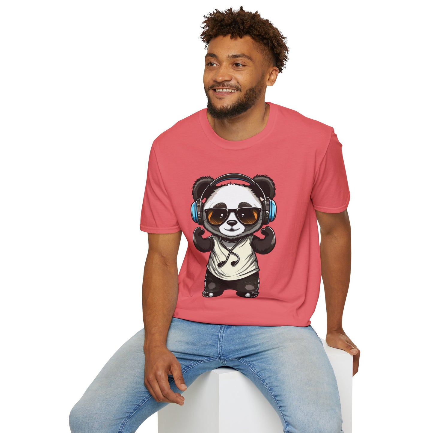 Animals Tees, Funny Animals Shirt, T Shirts with Funny Animals, T-Shirt with Panda, Panda Tees