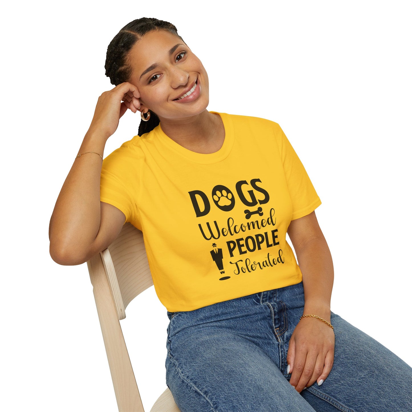 Dog Slogan T Shirts With Funny Quotes Unisex Tee Shirt Gildan Softstyle 64000 100 Percent Cotton
