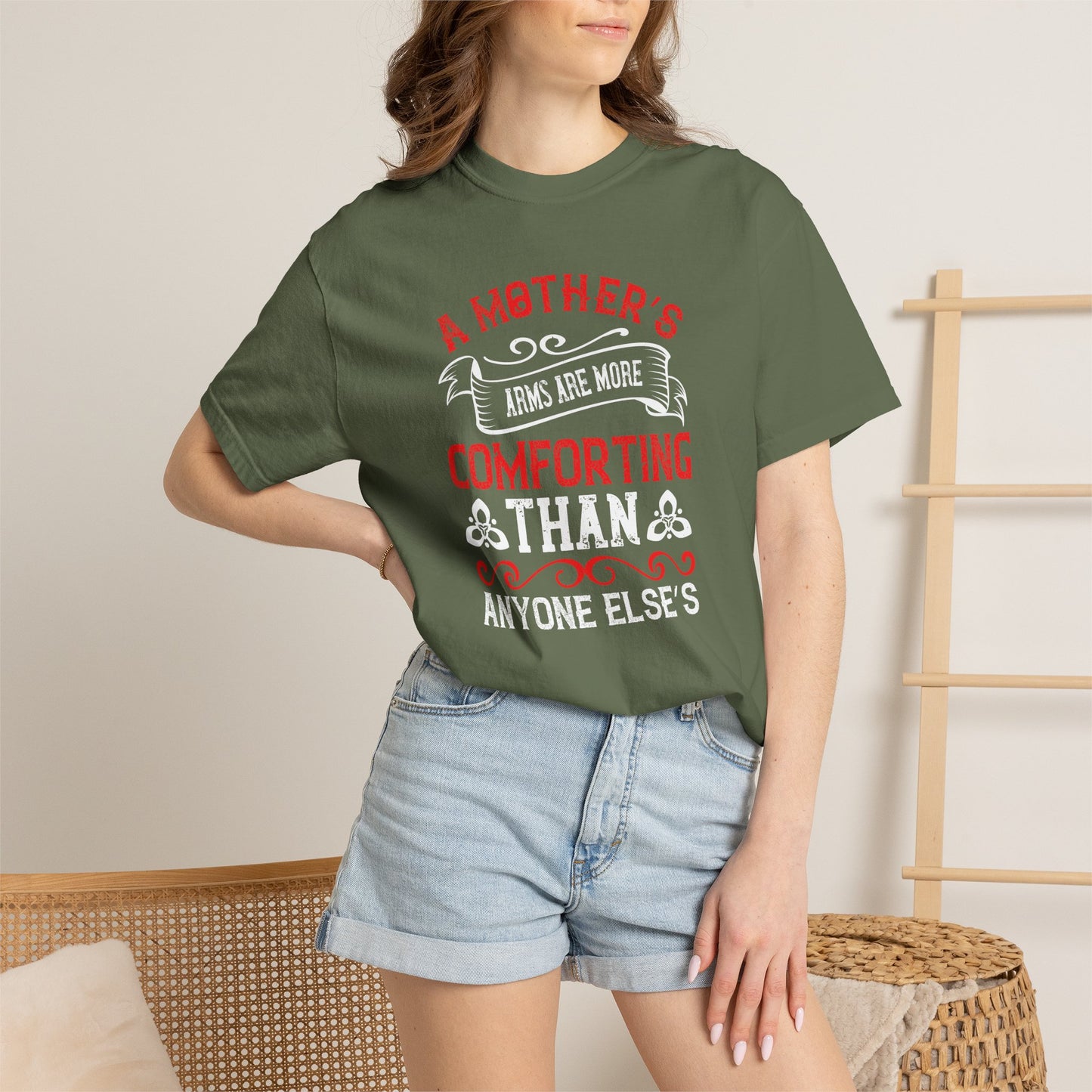 Mom T-shirt Mother Day Mama Tee Unisex Comfort Colors Garment-Dyed Cotton h57