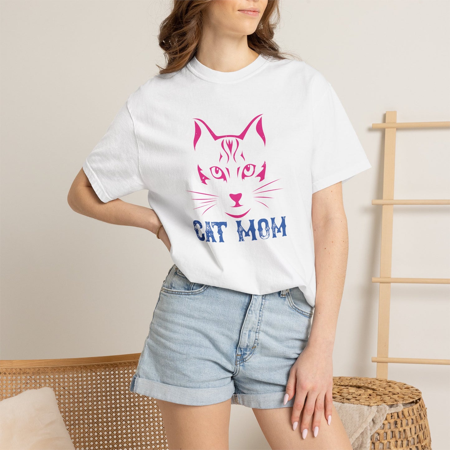 Mom T-shirt Mother Day Mama Tee Unisex Comfort Colors Garment-Dyed Cotton h66