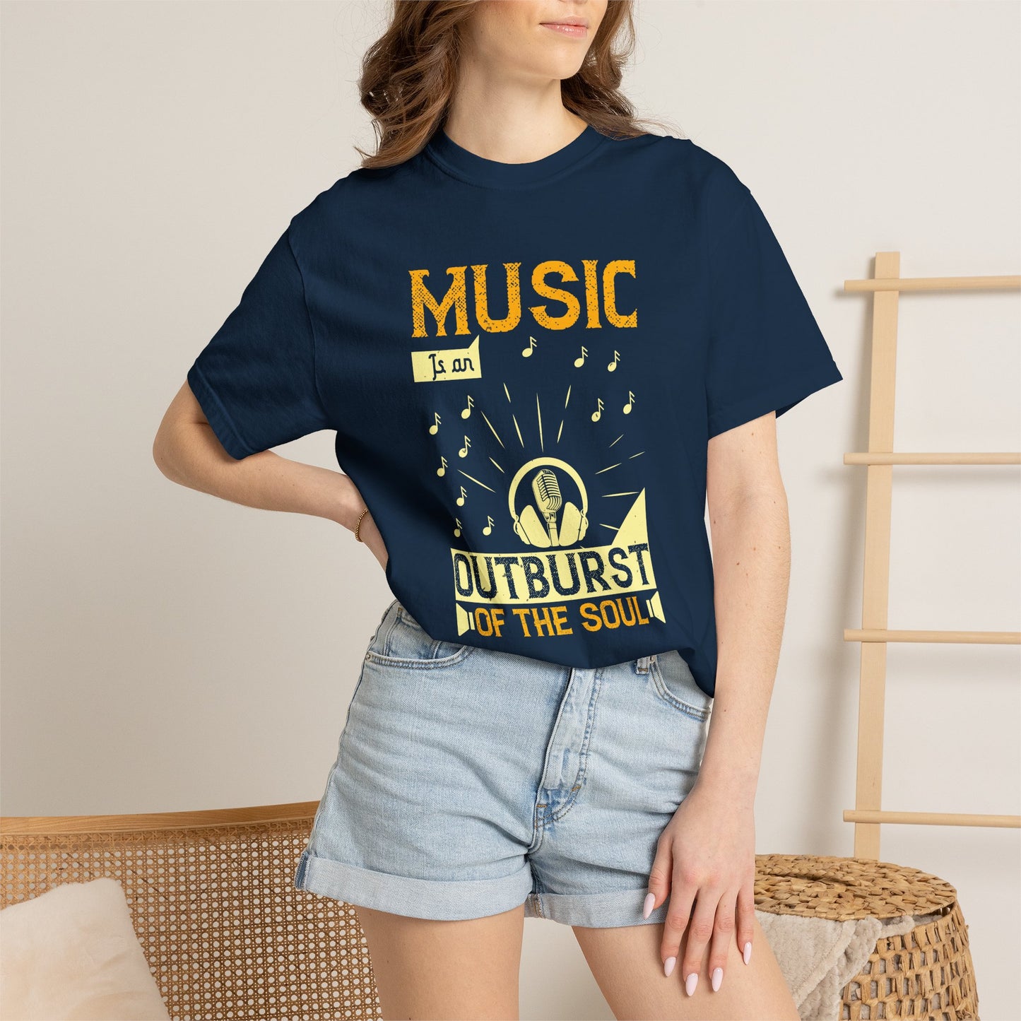 Music Graphic Design Unisex Cotton T-shirt m27