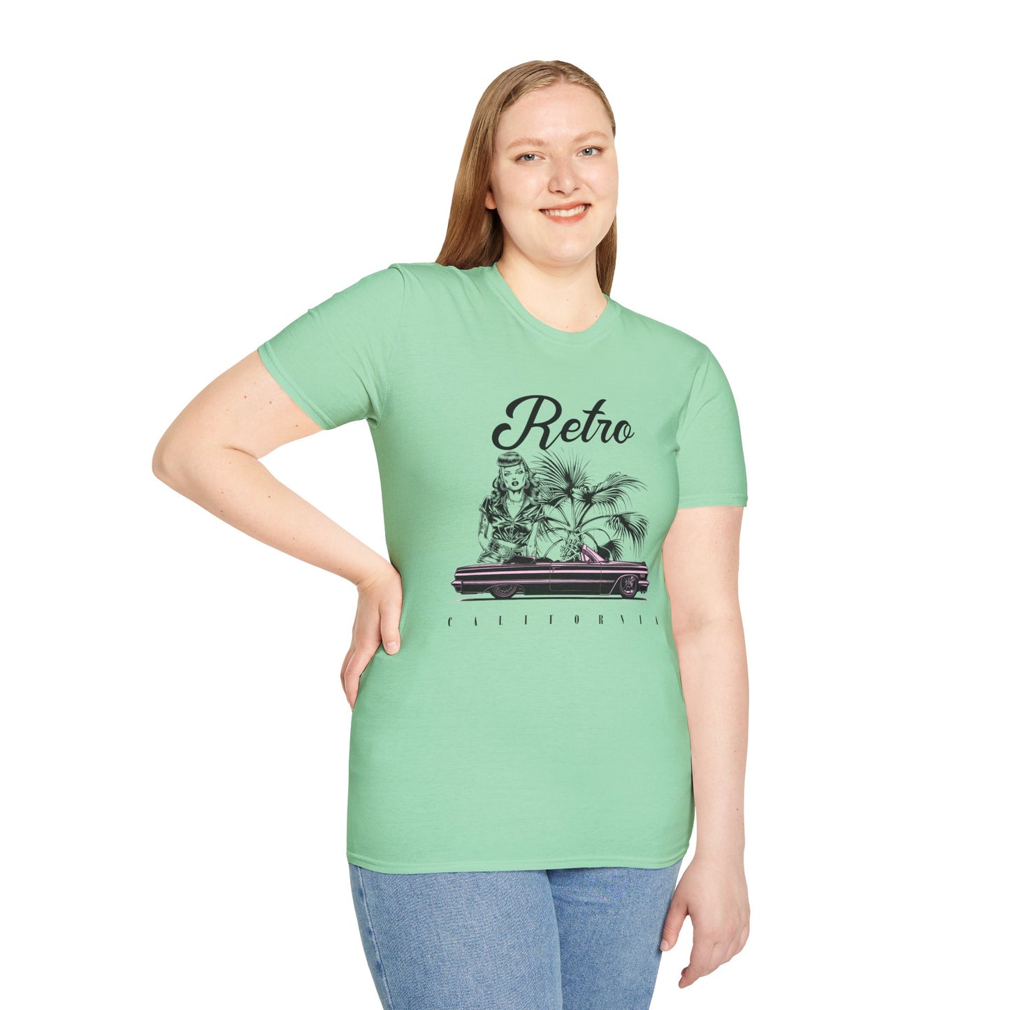 Retro T Shirt, Retro Design Shirt, Retro Art Tee Shirt, T-shirt with Retro Style
