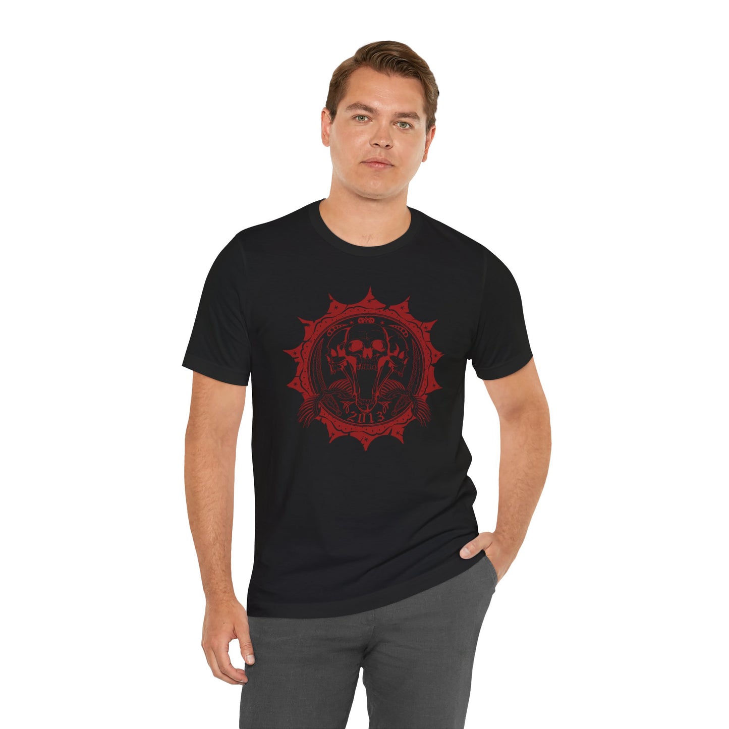 Skull Elephant Mandala Tee Boho Skull Graphic Shirt Art-51