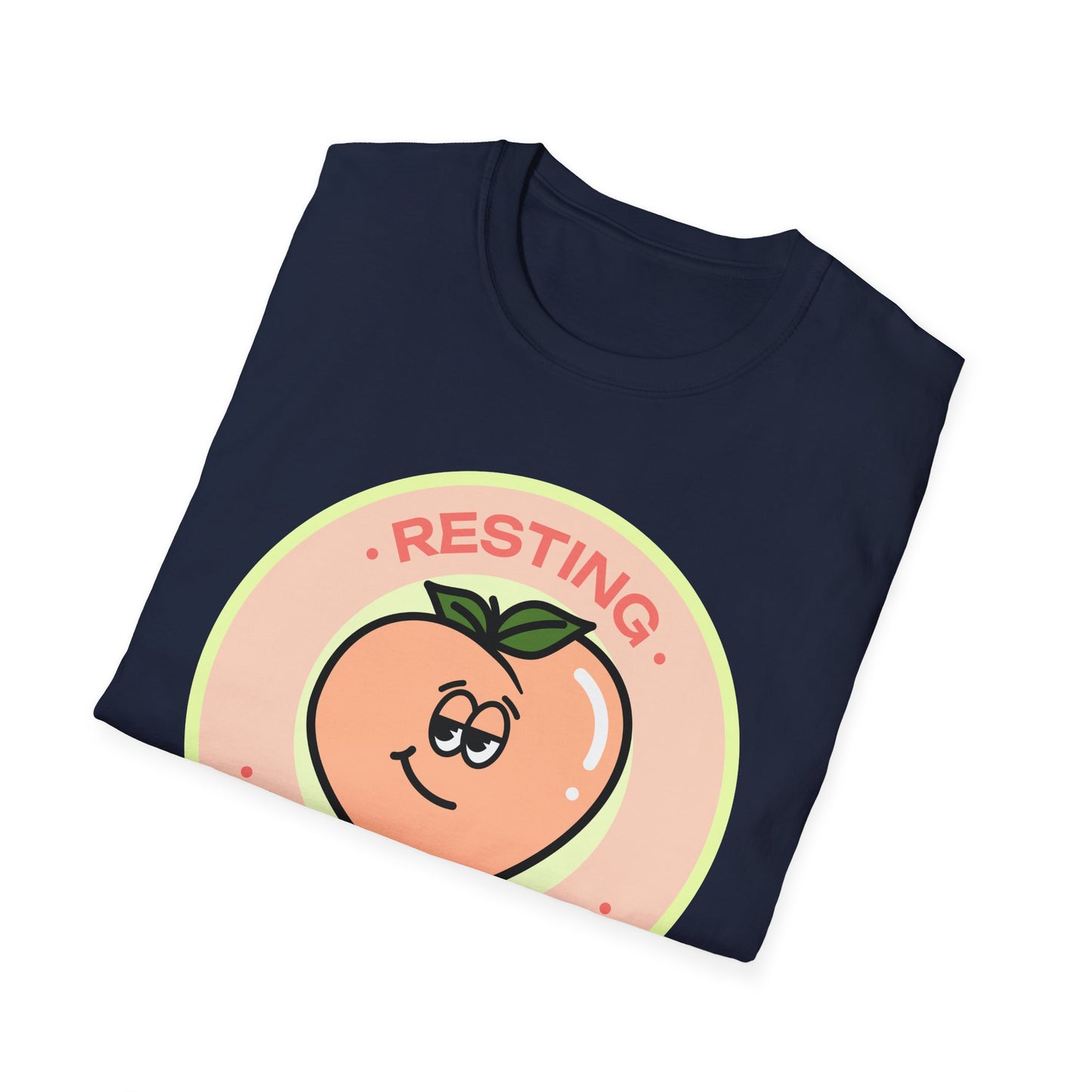 Food Tees, Funny Food T Shirts, Funny T Shirts, Shirt with Fruits, Shirt with Peach