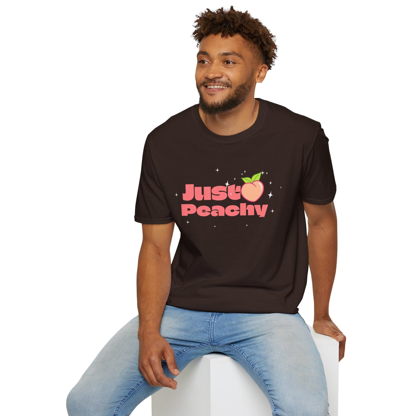 Food Tees, Funny Food T Shirts, Funny T Shirts, Shirt with Fruits, Shirt with Peach