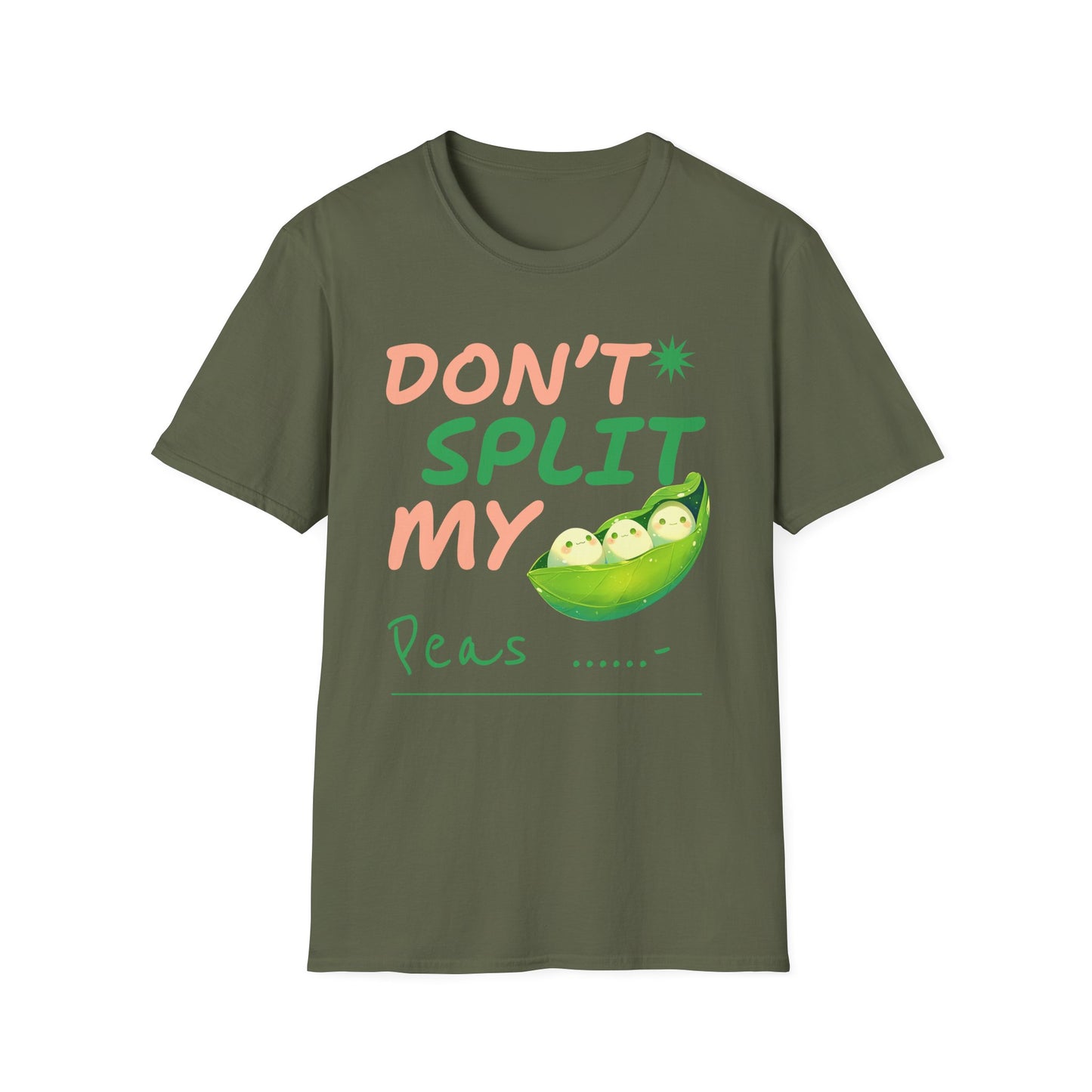 Food Tees, Funny Food T Shirts, Funny T Shirts, Shirt with Vegetables, Shirt with Peas
