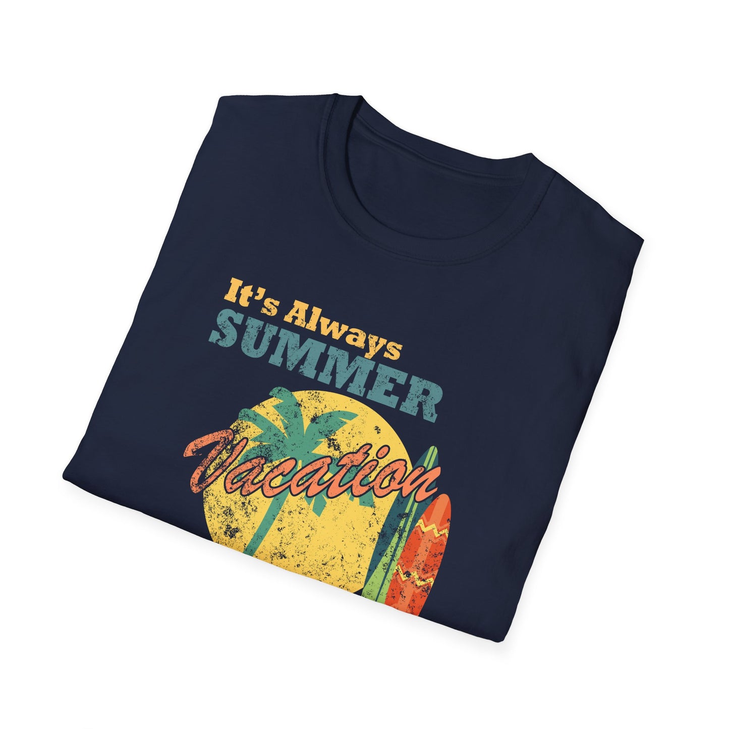Summer T-Shirt, Summer Design Shirts, Art Tee Shirt with Summer Design - 1