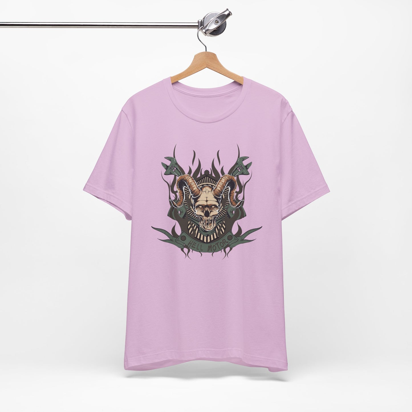 Gothic Skull Graphic Design Unisex Cotton Tee Art-49