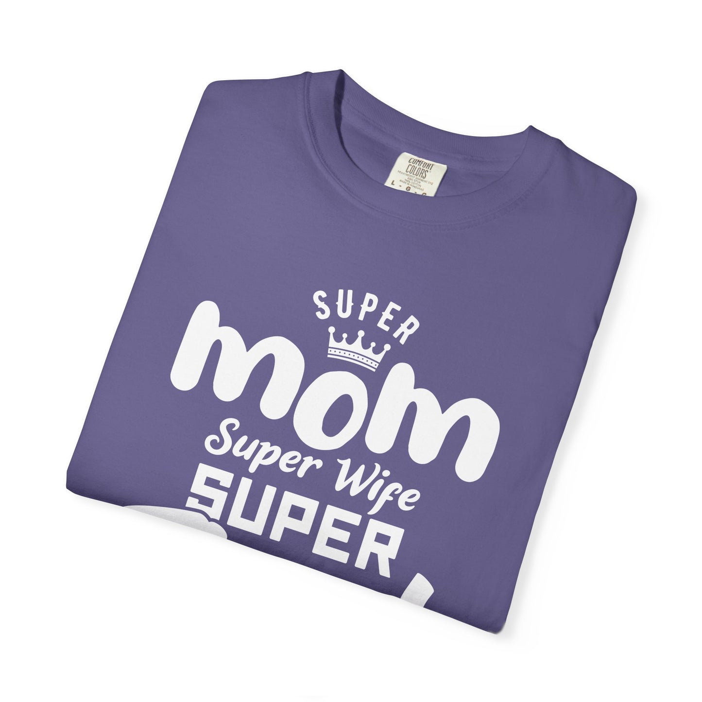 Mom T-shirt Mother's Day Mama Tee Unisex Comfort Colors Garment-Dyed Cotton h45