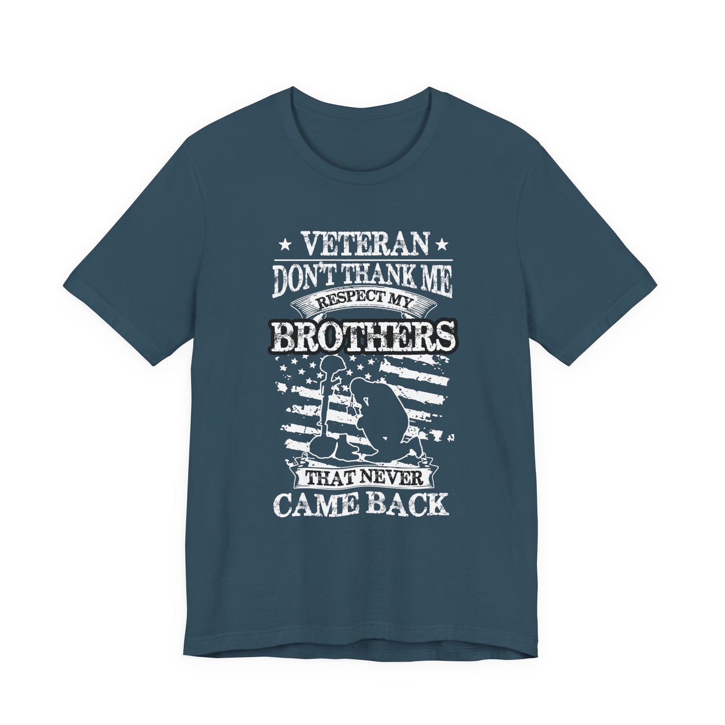 Army Veteran Patriotic Graphic Design Unisex Cotton T-Shirt v60