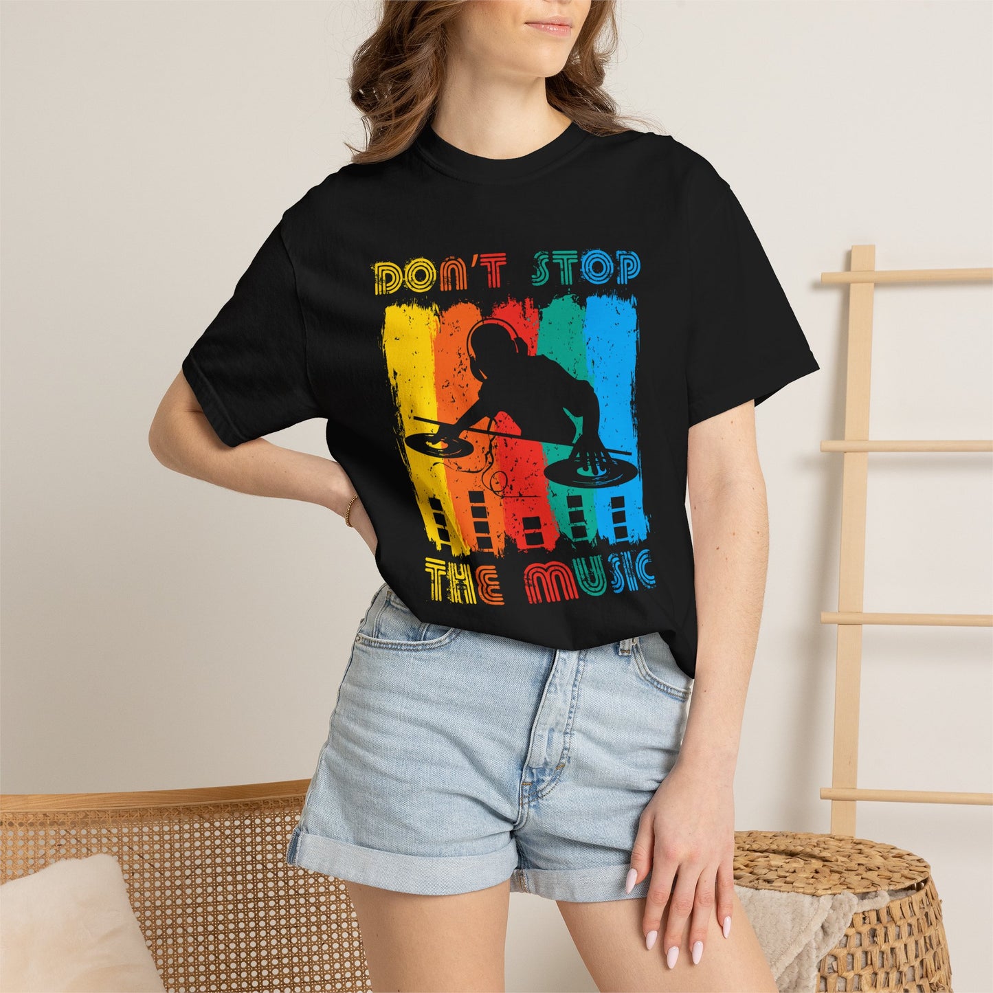Music Graphic Design Unisex Cotton T-shirt 014