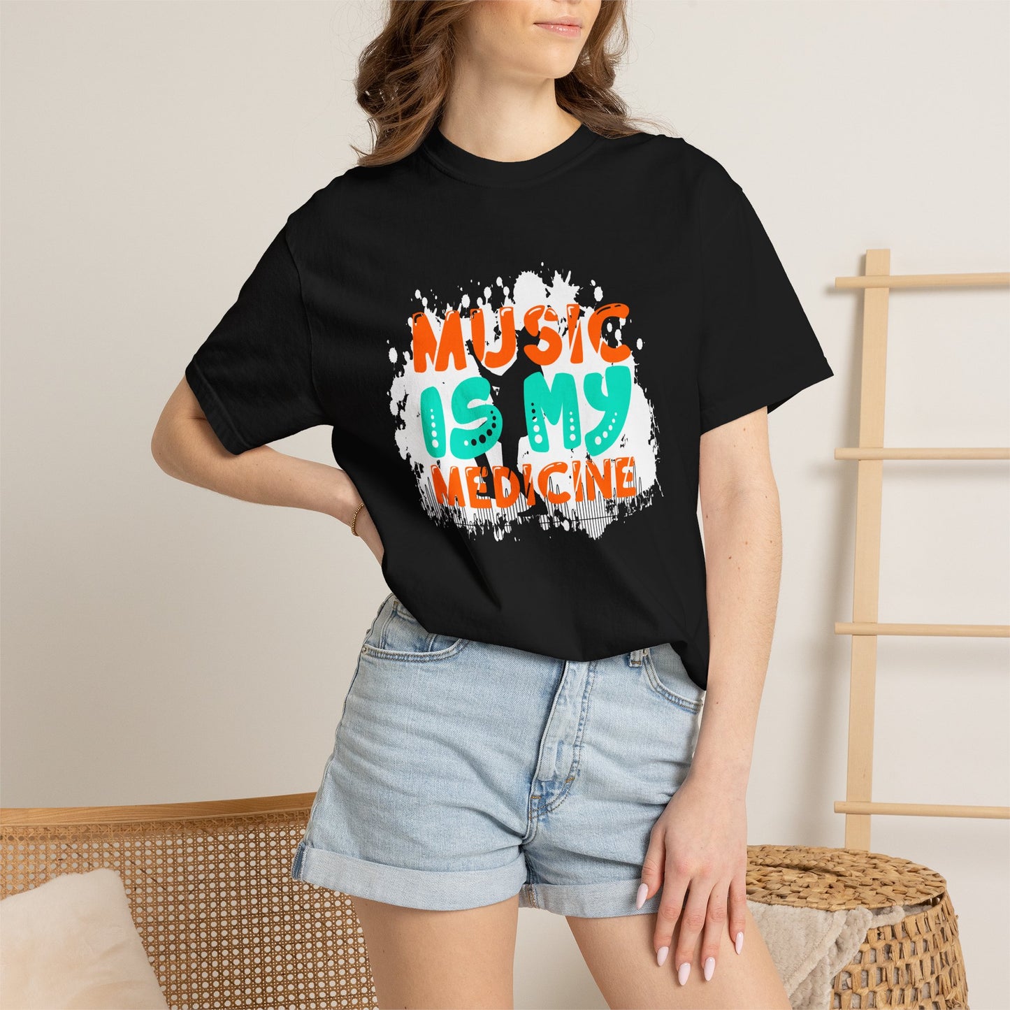 Music Graphic Design Unisex Cotton T-shirt 068