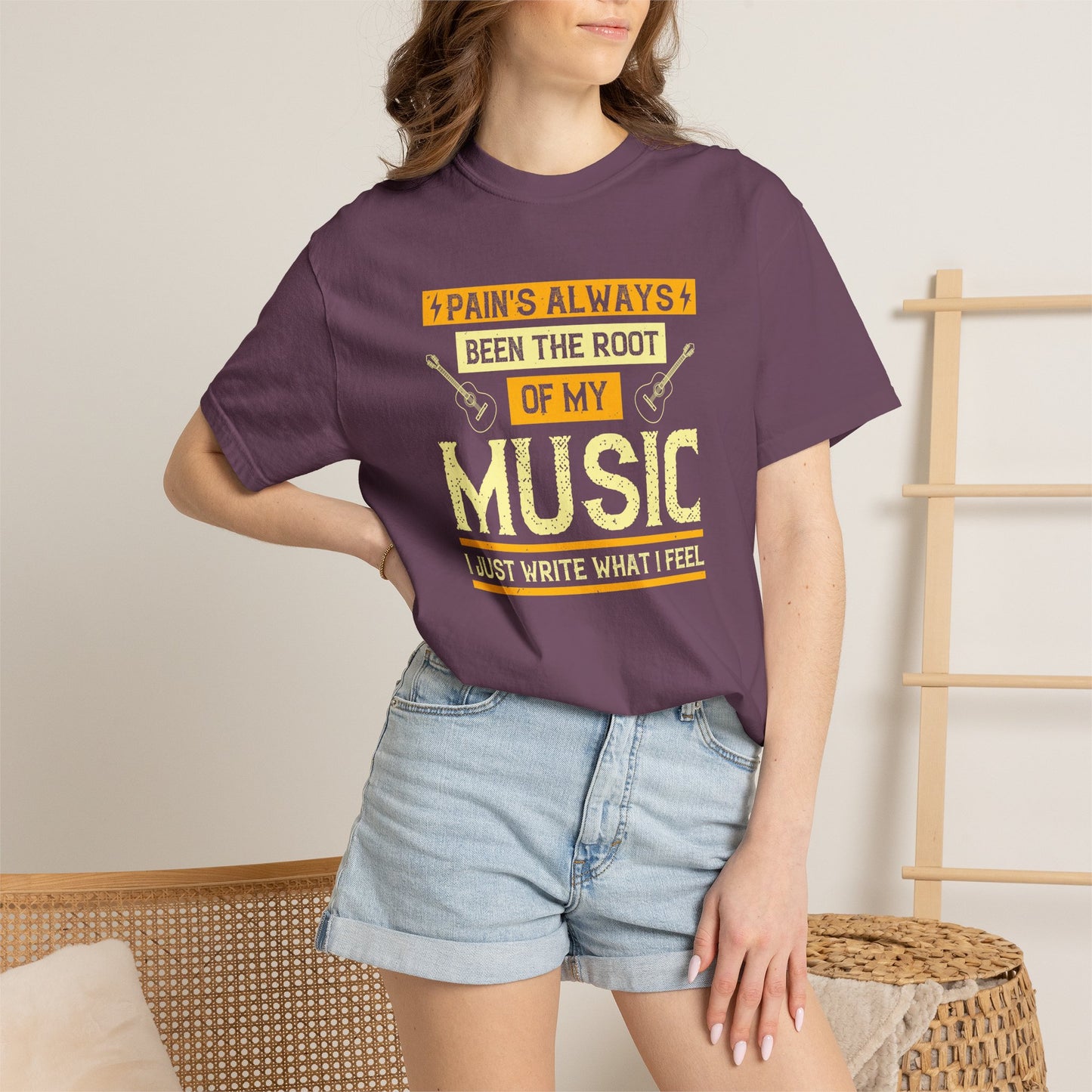 Music Graphic Design Unisex Cotton T-shirt  m41